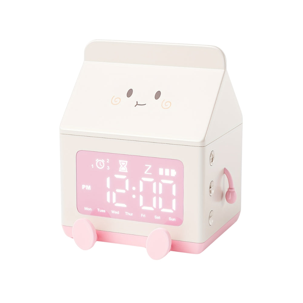 Milk Box Digital Alarm Clock - The Grand Bazaar of Australia