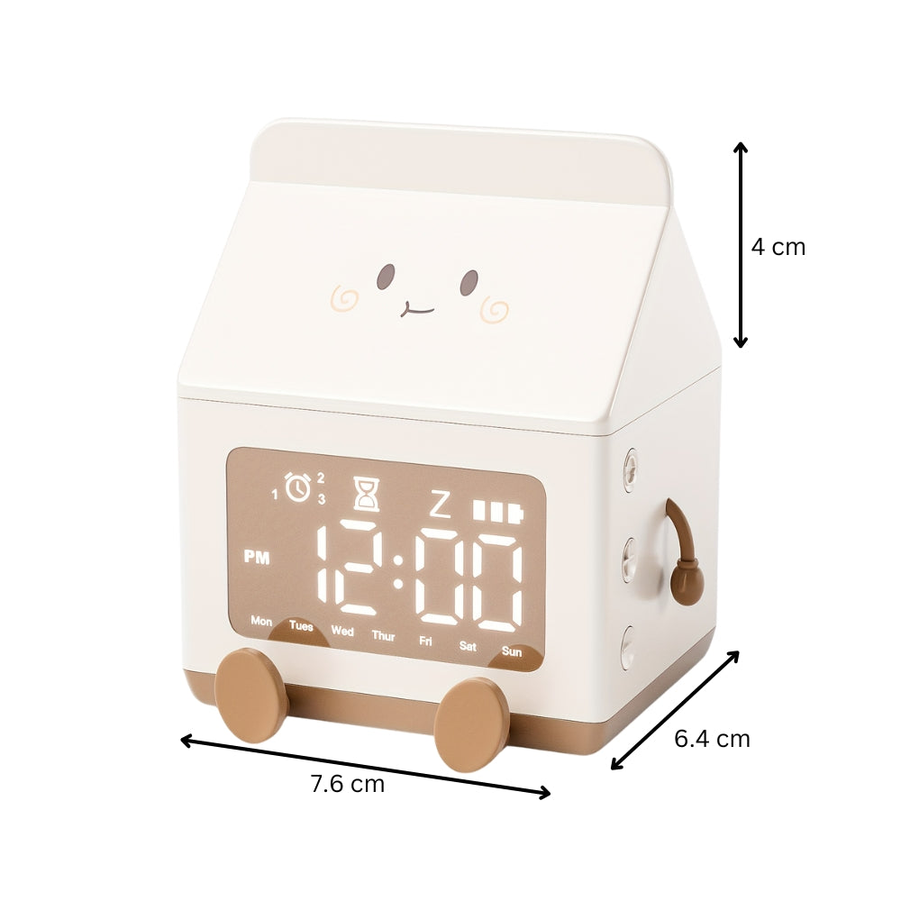 Milk Box Digital Alarm Clock - The Grand Bazaar of Australia