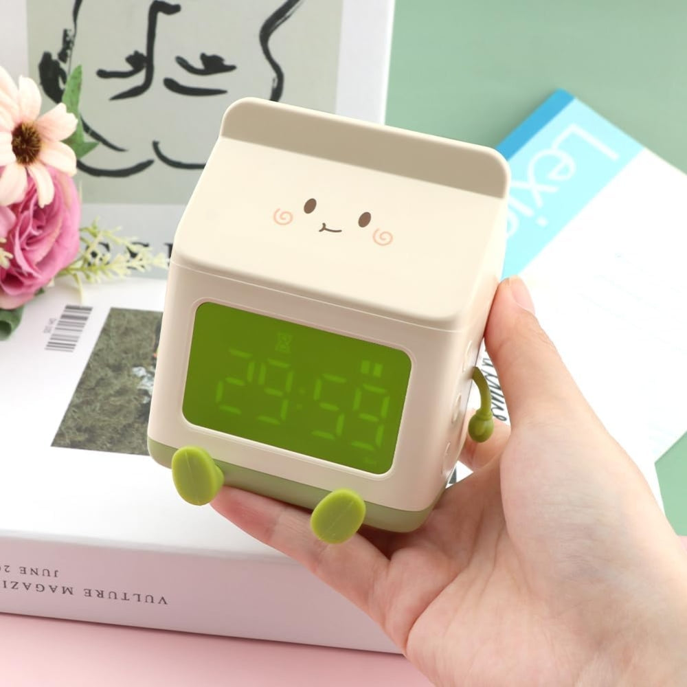 Milk Box Digital Alarm Clock - The Grand Bazaar of Australia