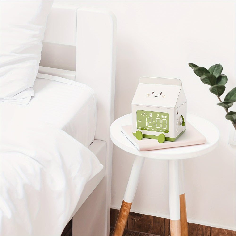 Milk Box Digital Alarm Clock - The Grand Bazaar of Australia