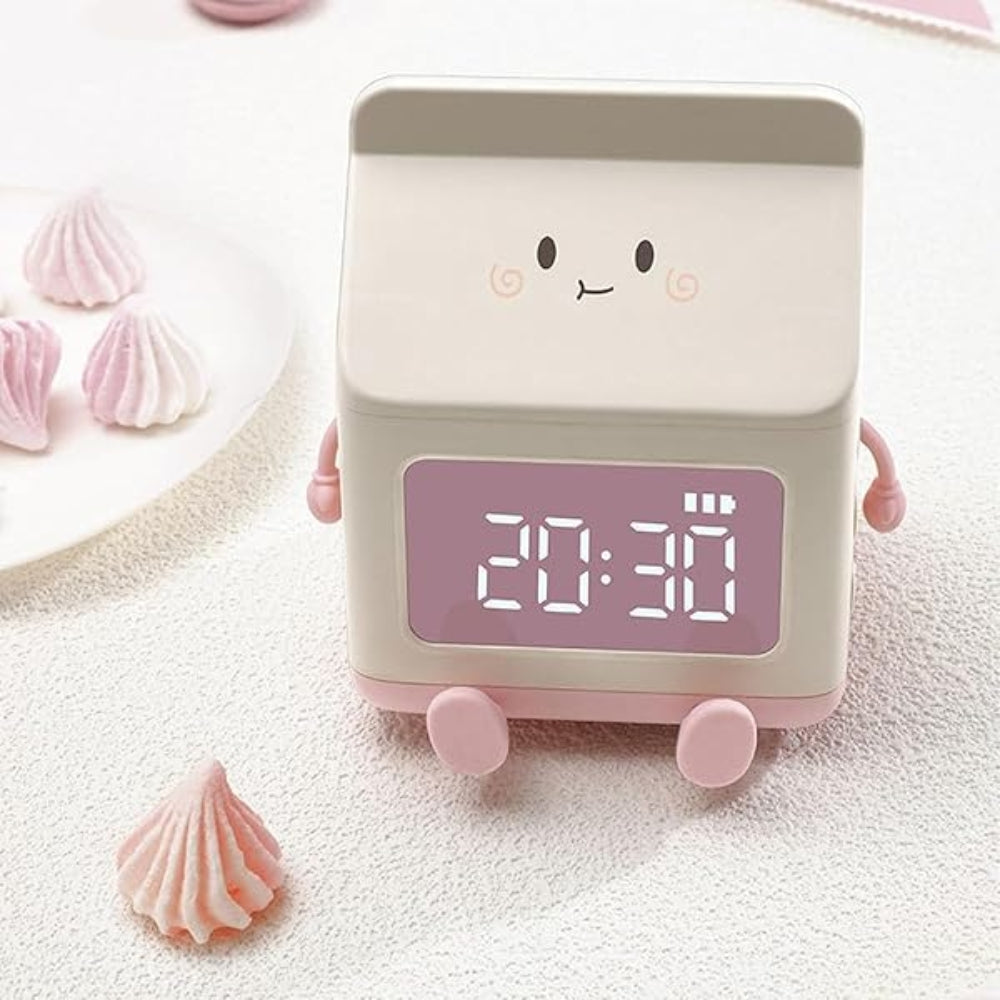 Milk Box Digital Alarm Clock - The Grand Bazaar of Australia