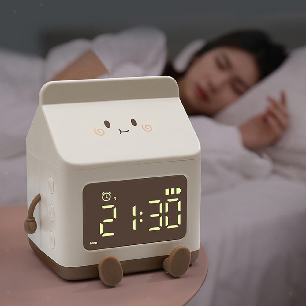 Milk Box Digital Alarm Clock - The Grand Bazaar of Australia