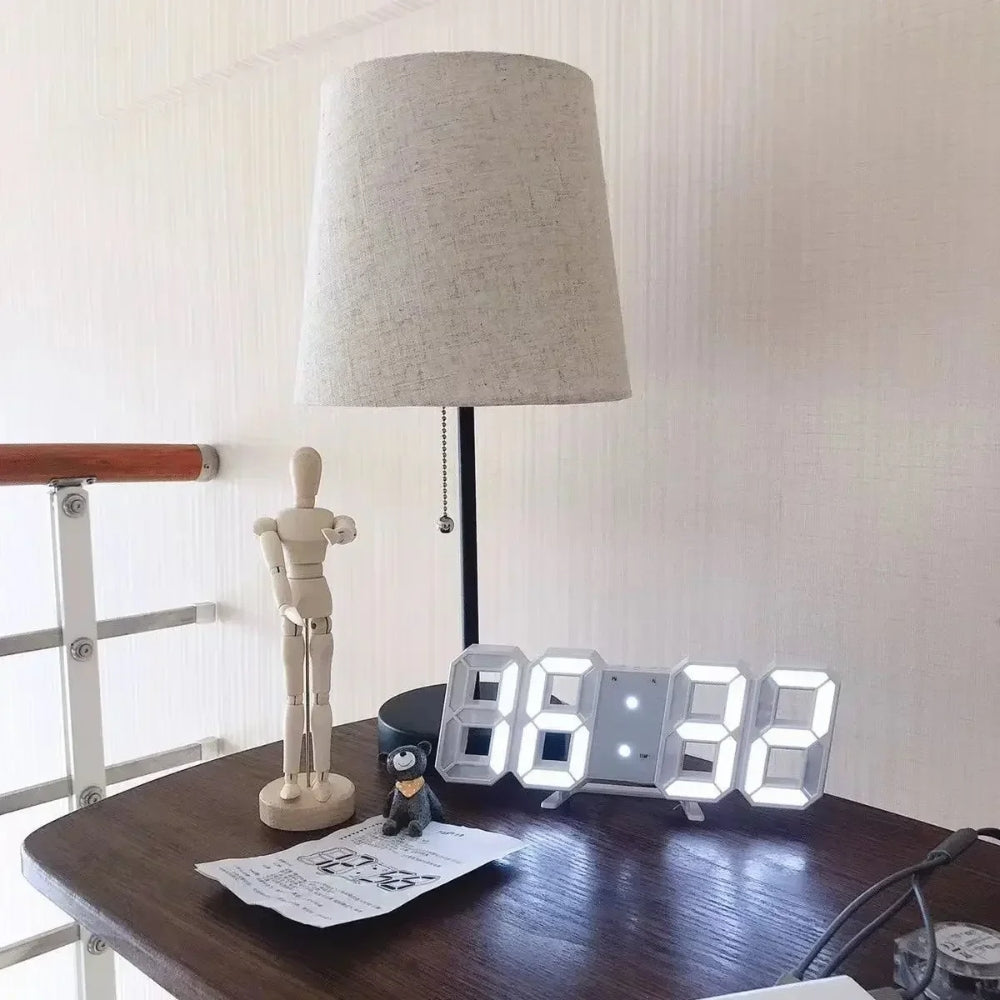 Adjustable 3D LED Digital Wall Clock - The Grand Bazaar of Australia