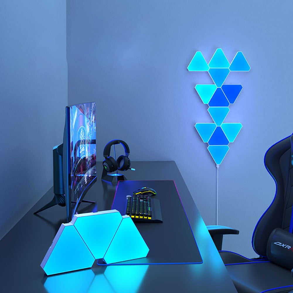 LED Triangular Quantum Lamp RGB Wall Lamp - The Grand Bazaar of Australia