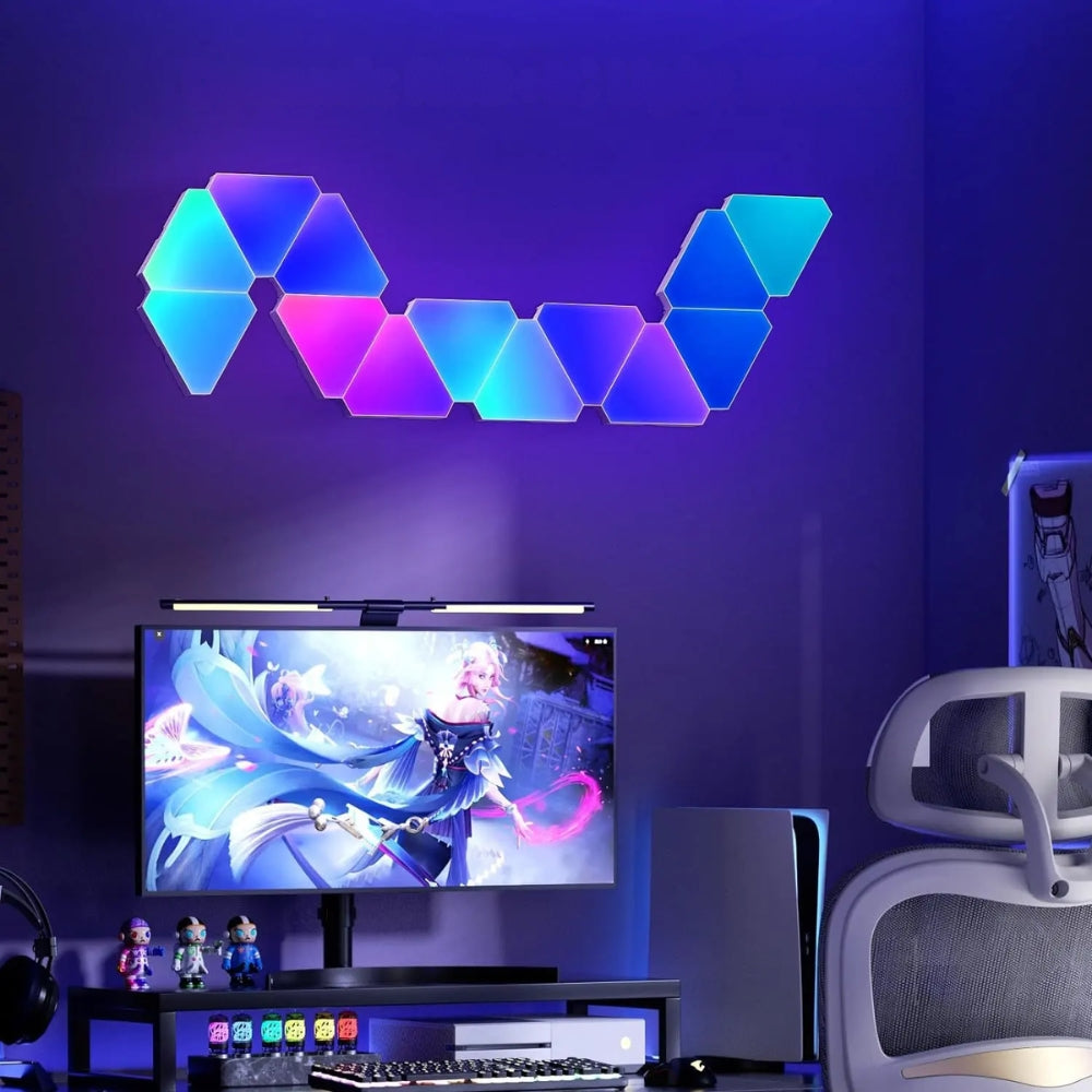 LED Triangular Quantum Lamp RGB Wall Lamp - The Grand Bazaar of Australia