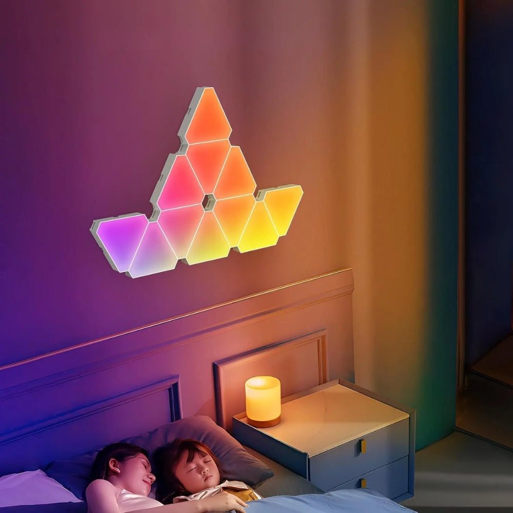 LED Triangular Quantum Lamp RGB Wall Lamp - The Grand Bazaar of Australia