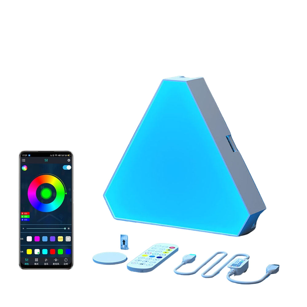 LED Triangular Quantum Lamp RGB Wall Lamp - The Grand Bazaar of Australia