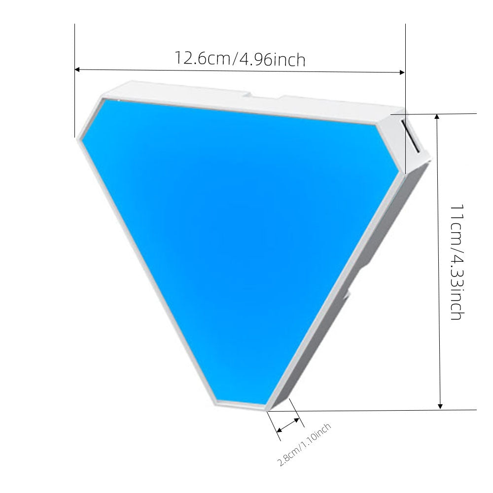 LED Triangular Quantum Lamp RGB Wall Lamp - The Grand Bazaar of Australia