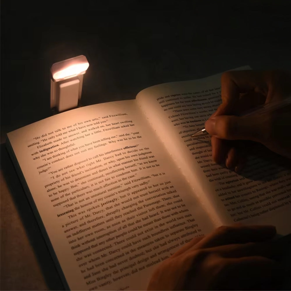 Portable USB Rechargeable Clip on Book Light with Timer - The Grand Bazaar of Australia