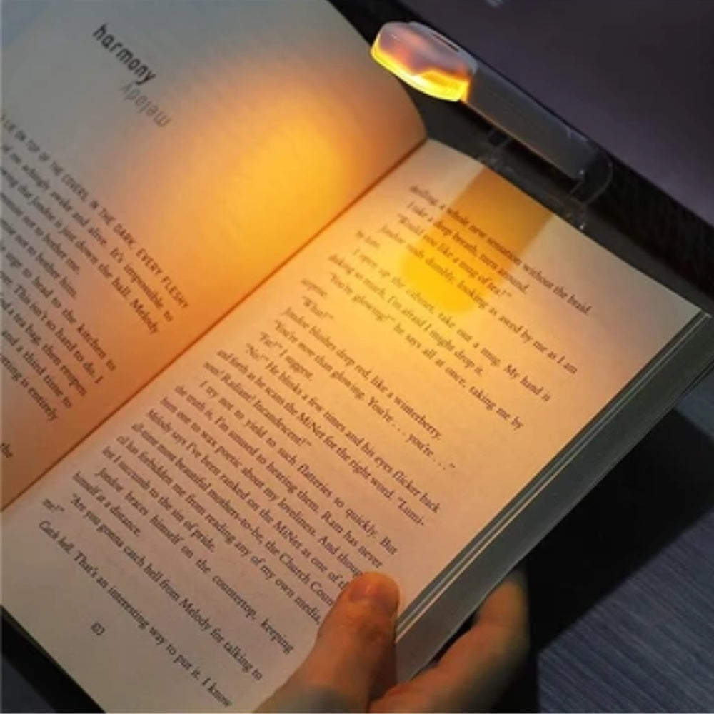 Portable USB Rechargeable Clip on Book Light with Timer - The Grand Bazaar of Australia