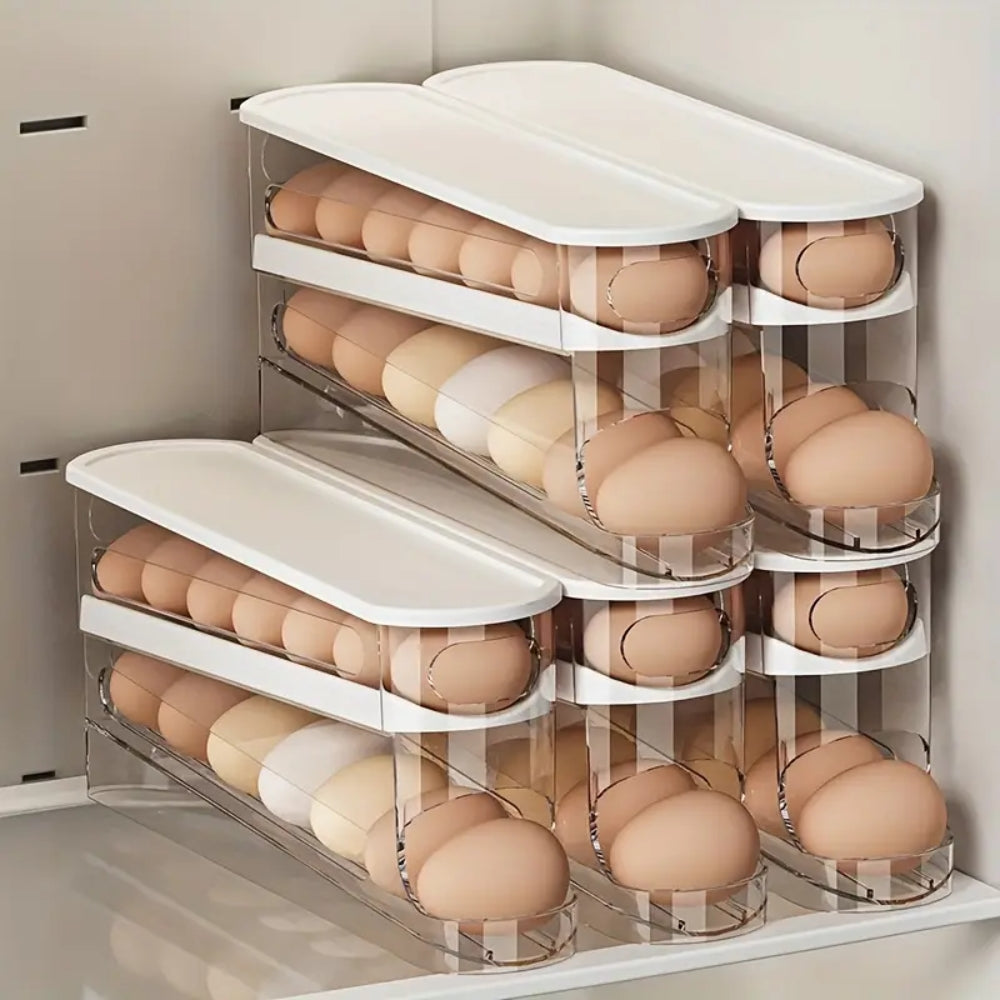 2 Tier Fridge Egg Storage Box - The Grand Bazaar of Australia