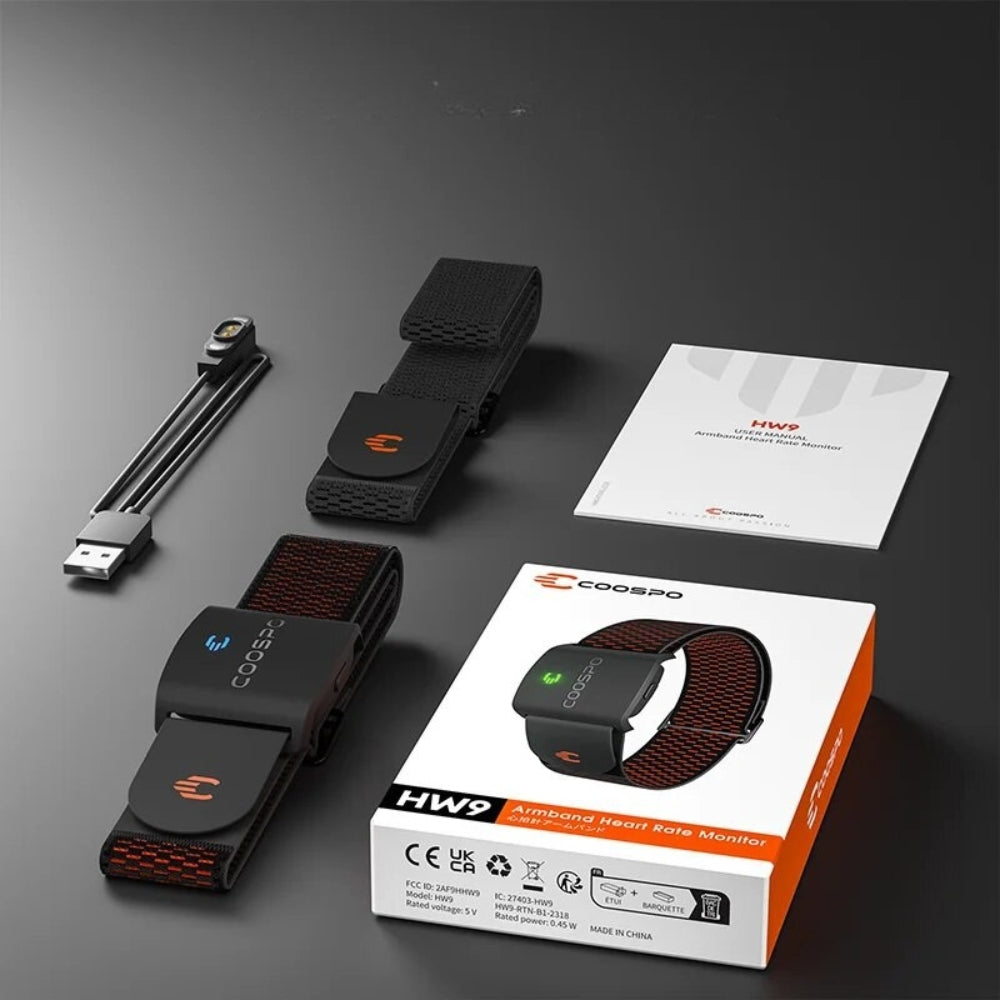 Armband Heart Rate Monitor with HR Zones/Calories HRM Sensor for Fitness Cycling - The Grand Bazaar of Australia
