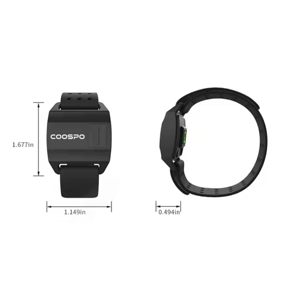 Armband Heart Rate Monitor with HR Zones/Calories HRM Sensor for Fitness Cycling - The Grand Bazaar of Australia