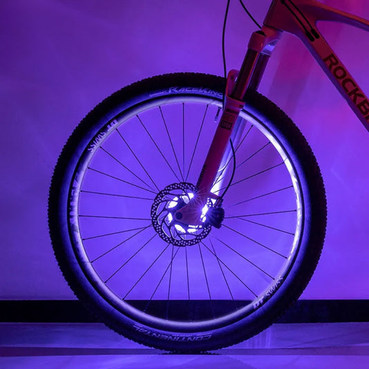 LED Bicycle Wheel Light Tail Hub Spoke One Lamp - The Grand Bazaar of Australia
