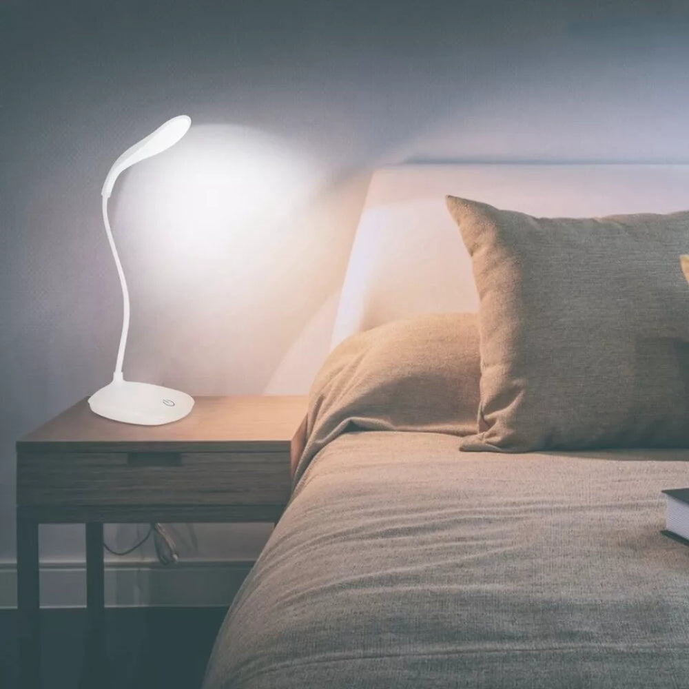Rechargeable LED Desk Light Touch Sensor Bedside Table Reading Lamp - The Grand Bazaar of Australia