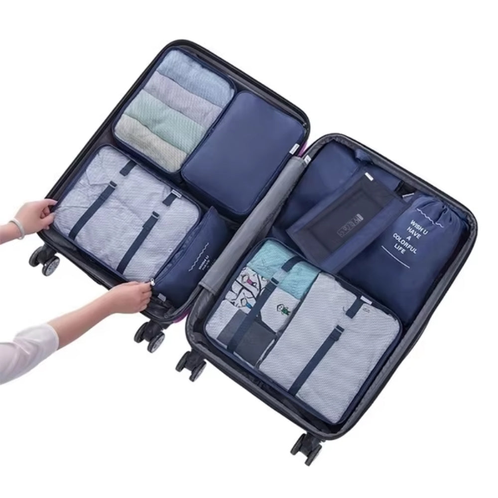 8 Pcs Travel Organizer Bag Set - The Grand Bazaar of Australia