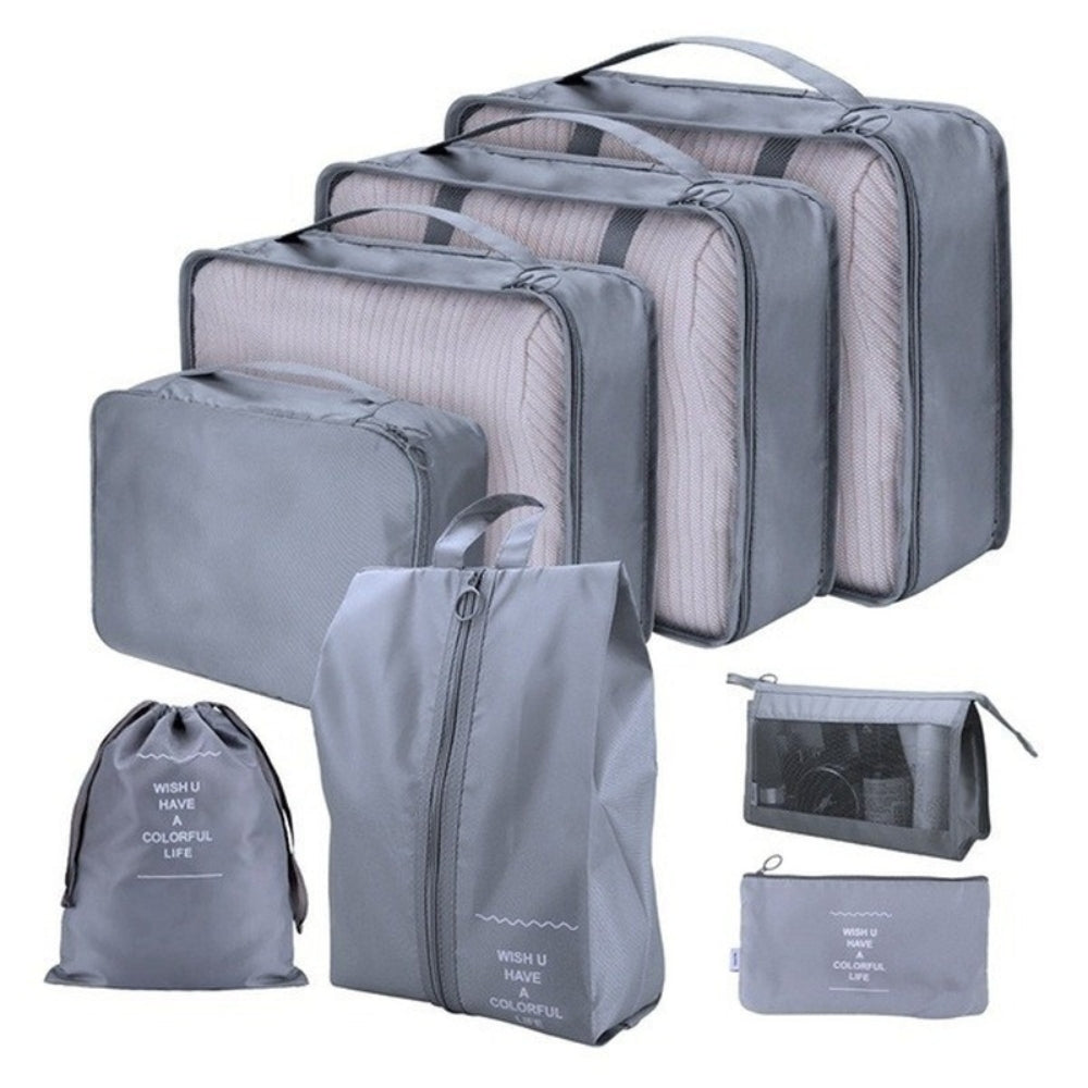 8 Pcs Travel Organizer Bag Set - The Grand Bazaar of Australia