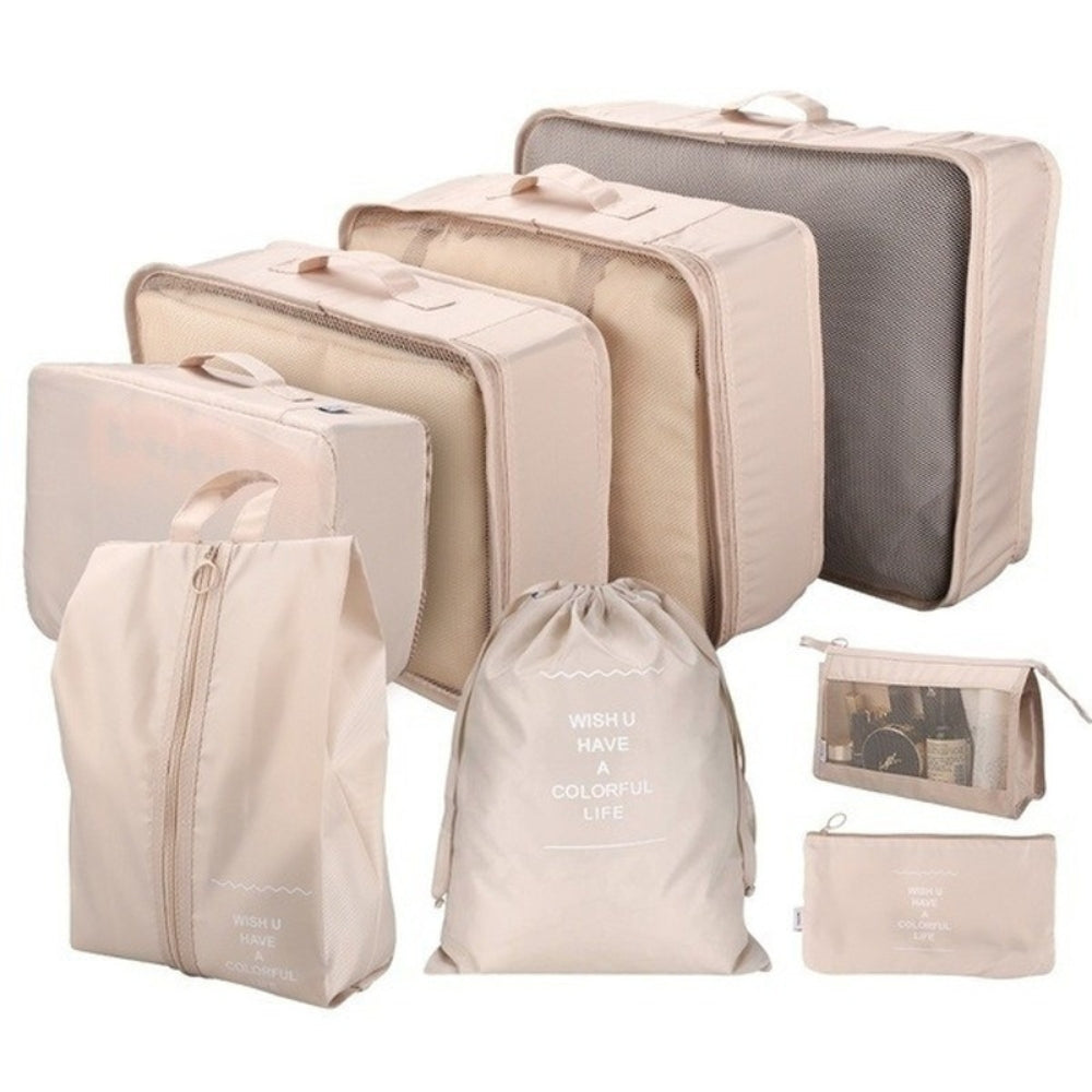 8 Pcs Travel Organizer Bag Set - The Grand Bazaar of Australia
