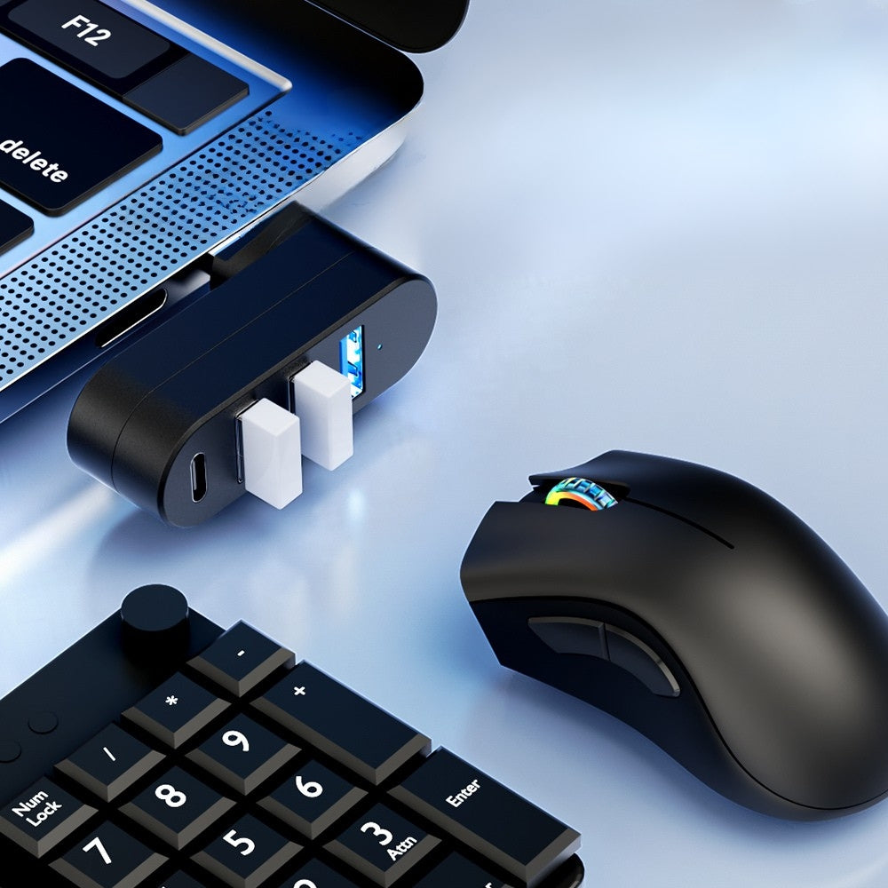 4 in 1 USB Data Hub 180 Degree Rotatable - The Grand Bazaar of Australia