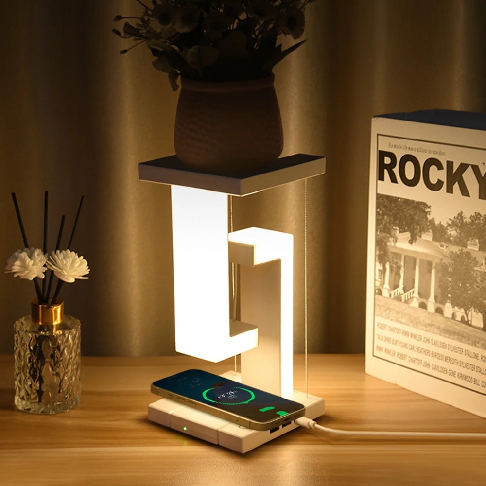 Floating Lamp Night Light With Wireless Charging - The Grand Bazaar of Australia