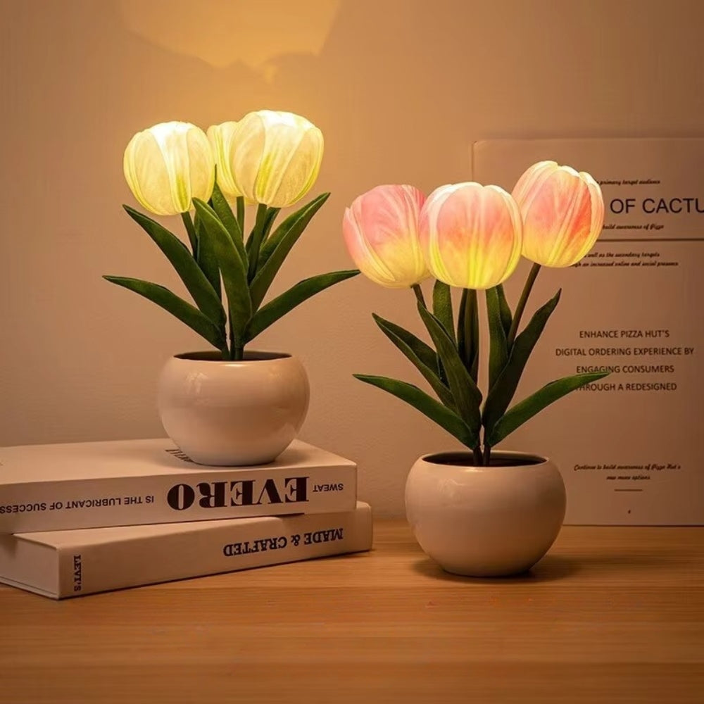Tulip Table Lamp LED Bedside Lamp - The Grand Bazaar of Australia