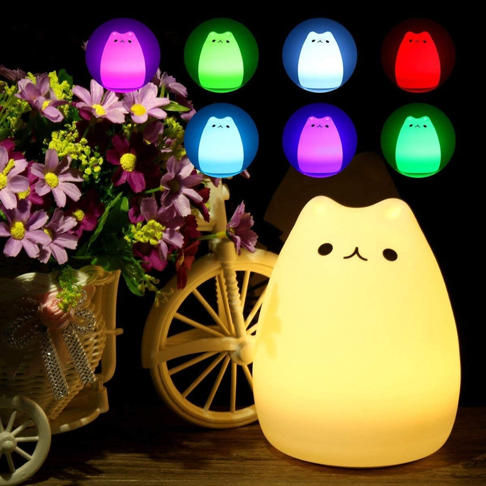 7 Color Changing LED Cat Night Lamp - The Grand Bazaar of Australia