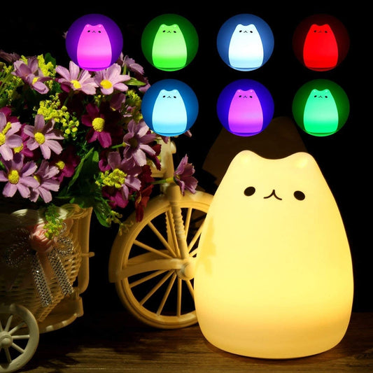 7 Color Changing LED Cat Night Lamp - The Grand Bazaar of Australia