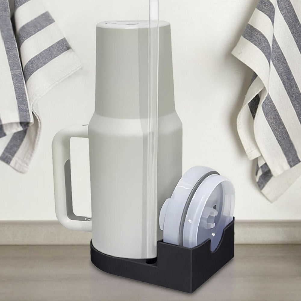 Tumbler Drying Rack and Storage Station for Cleaning Cups and Water Bottle Holder