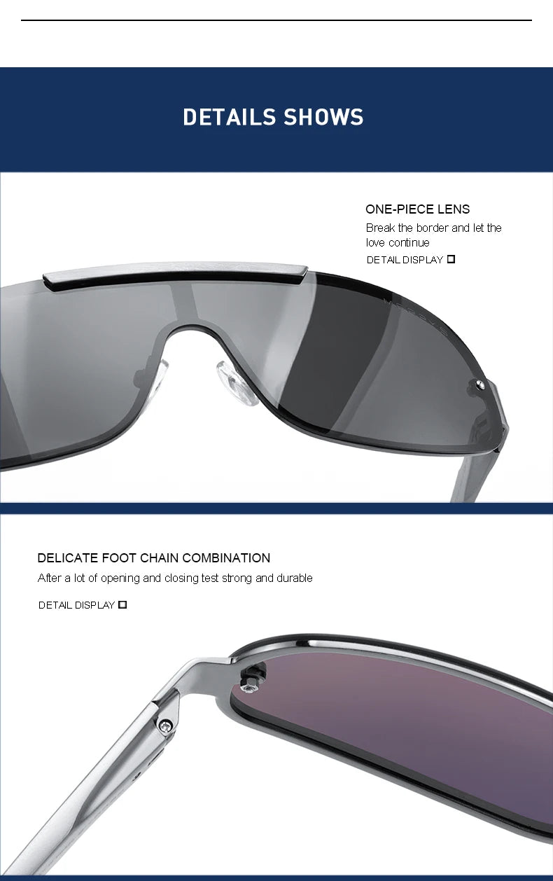 Men's HD Polarized Sunglasses for Driving Camp; Fishing – Integrated UV400 Protection (Model S8616)