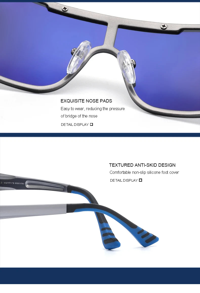 Men's HD Polarized Sunglasses for Driving Camp; Fishing – Integrated UV400 Protection (Model S8616)