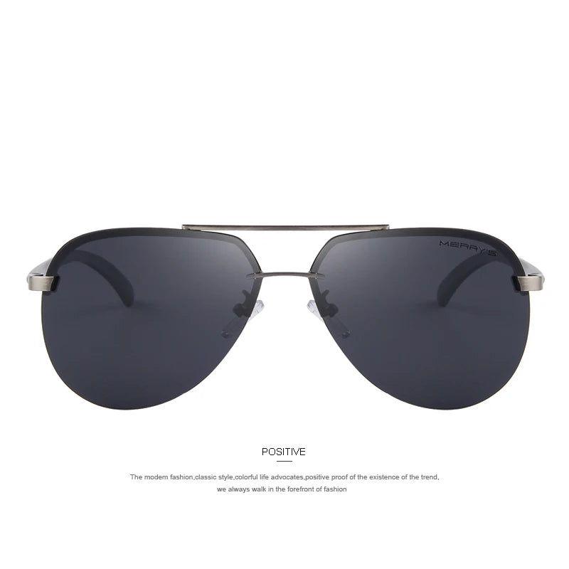 Men’s Polarized Pilot Sunglasses – Model S8281