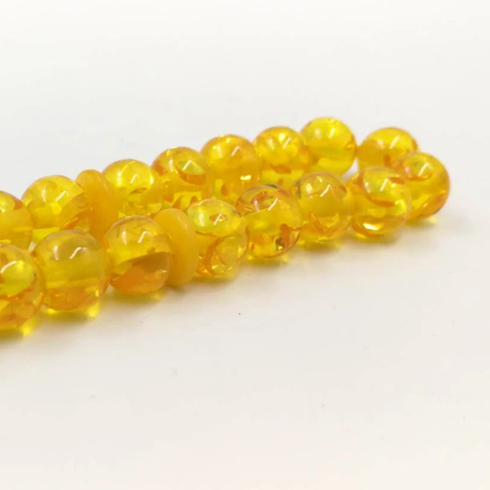 Ambers Color Tasbih with Insect Bead – 33, 66, 99 Beads | Royal Handmade Tassels | Turkish Design | Men’s Misbaha Muslim Rosary Prayer Beads