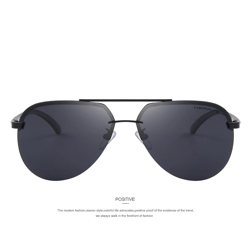 Men’s Polarized Pilot Sunglasses – Model S8281
