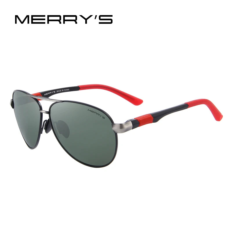 Men’s HD Polarized Pilot Sunglasses – Model S8404