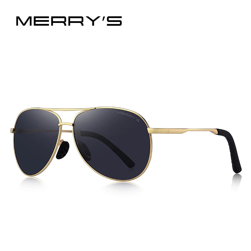 Men’s Classic Pilot Polarized Night Vision Sunglasses – Model S8601