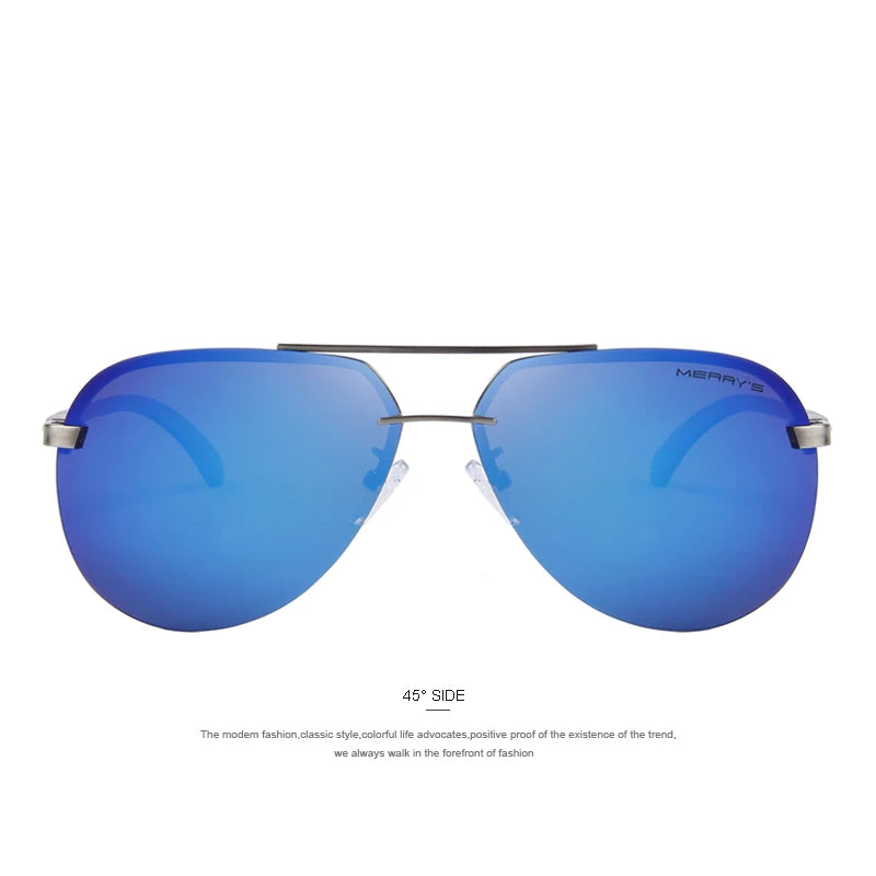 Men’s Polarized Pilot Sunglasses – Model S8281