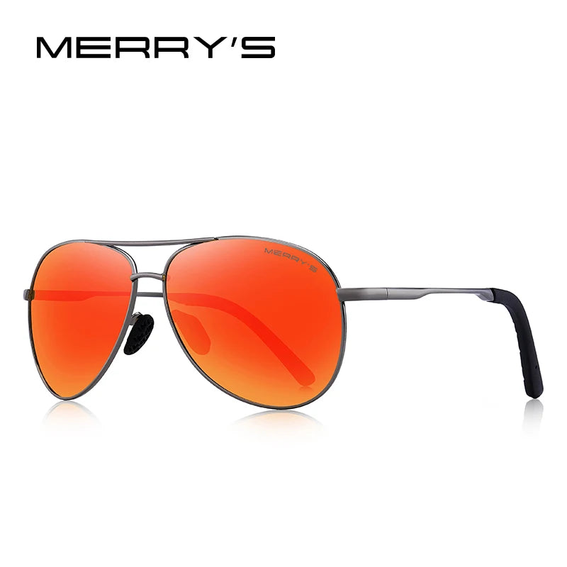Men’s Classic Pilot Polarized Night Vision Sunglasses – Model S8601