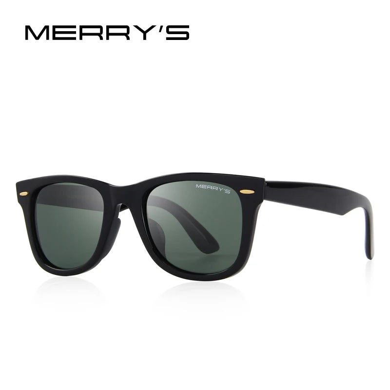 Unisex Retro Square Polarized Sunglasses – Model S8140