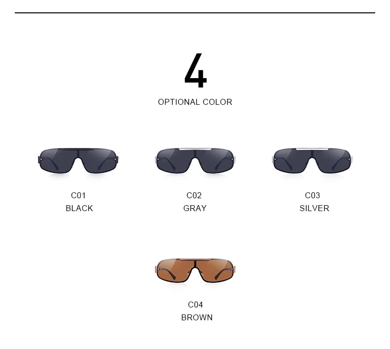 Men's HD Polarized Sunglasses for Driving Camp; Fishing – Integrated UV400 Protection (Model S8616)