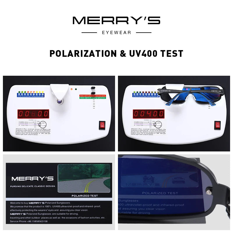 Men's HD Polarized Sunglasses for Driving Camp; Fishing – Integrated UV400 Protection (Model S8616)