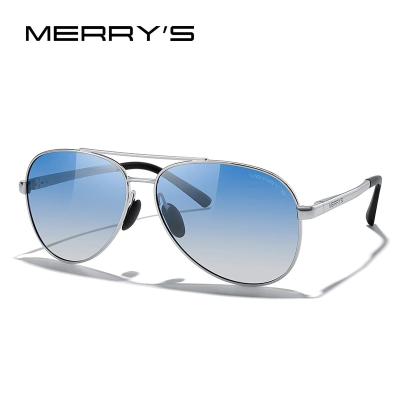 Classic Polarized Pilot Sunglasses – Stylish Gradient Lens Eyewear for Men & Women (Model S8268)