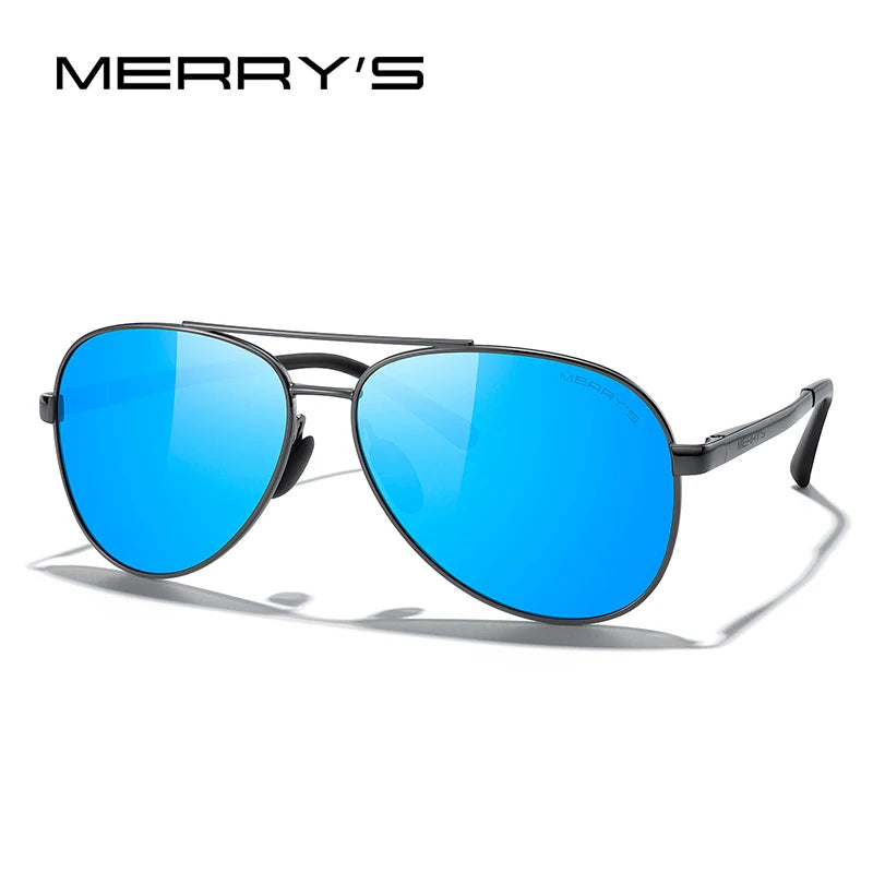 Classic Polarized Pilot Sunglasses – Stylish Gradient Lens Eyewear for Men & Women (Model S8268)