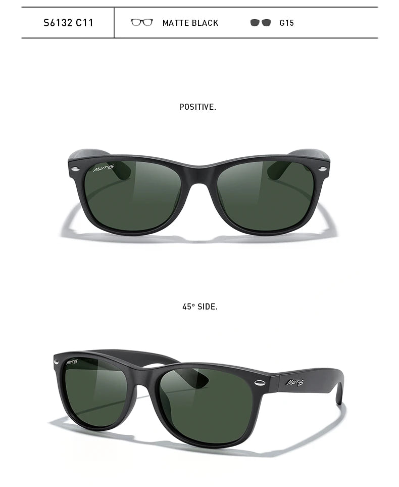 Classic Retro Rivet Polarized Sunglasses – Model S6132