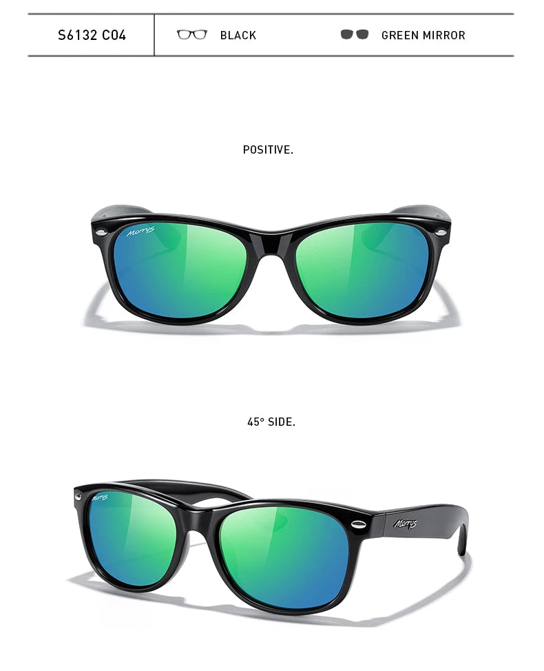 Classic Retro Rivet Polarized Sunglasses – Model S6132