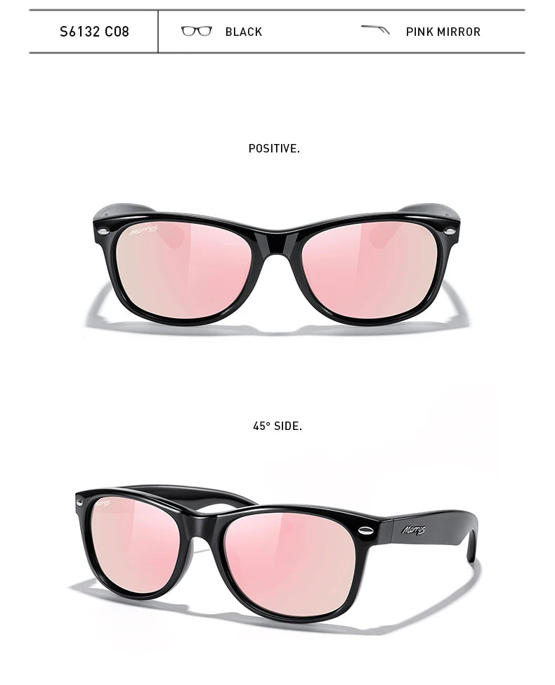 Classic Retro Rivet Polarized Sunglasses – Model S6132