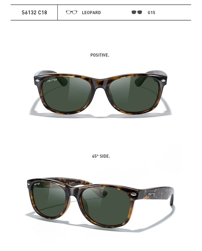Classic Retro Rivet Polarized Sunglasses – Model S6132