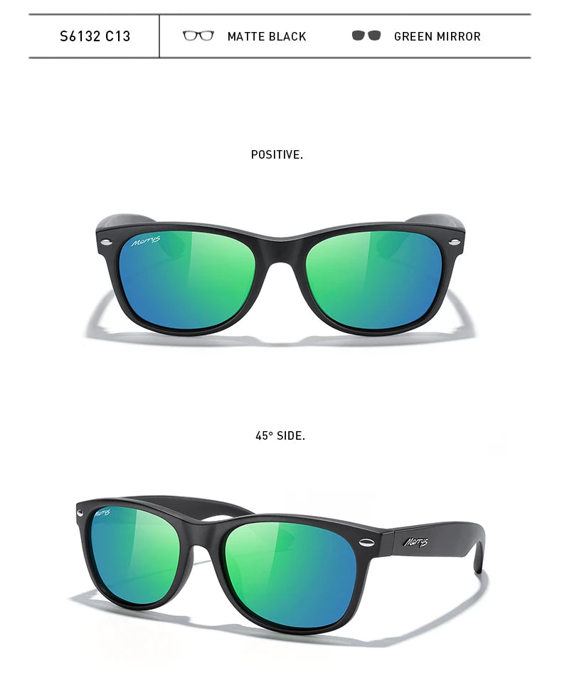 Classic Retro Rivet Polarized Sunglasses – Model S6132