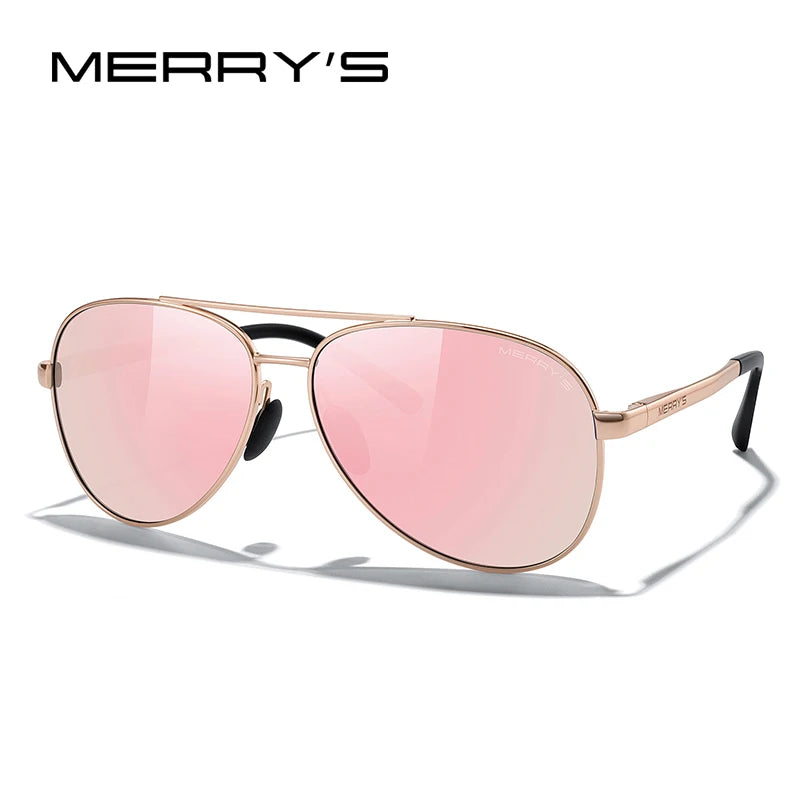 Classic Polarized Pilot Sunglasses – Stylish Gradient Lens Eyewear for Men & Women (Model S8268)