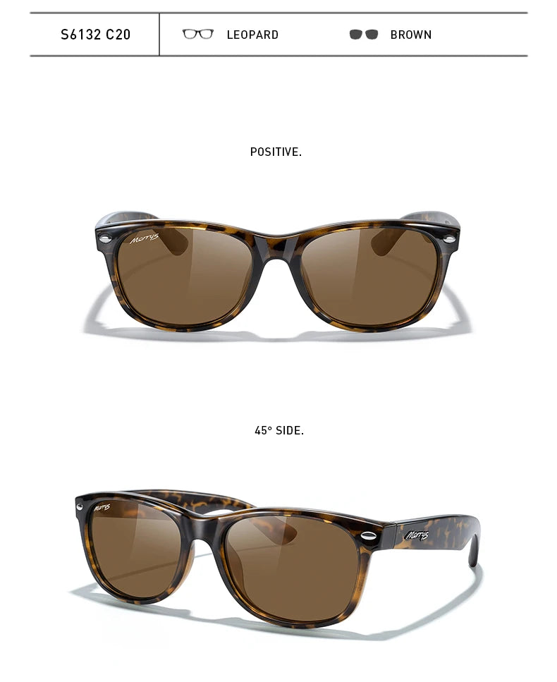 Classic Retro Rivet Polarized Sunglasses – Model S6132