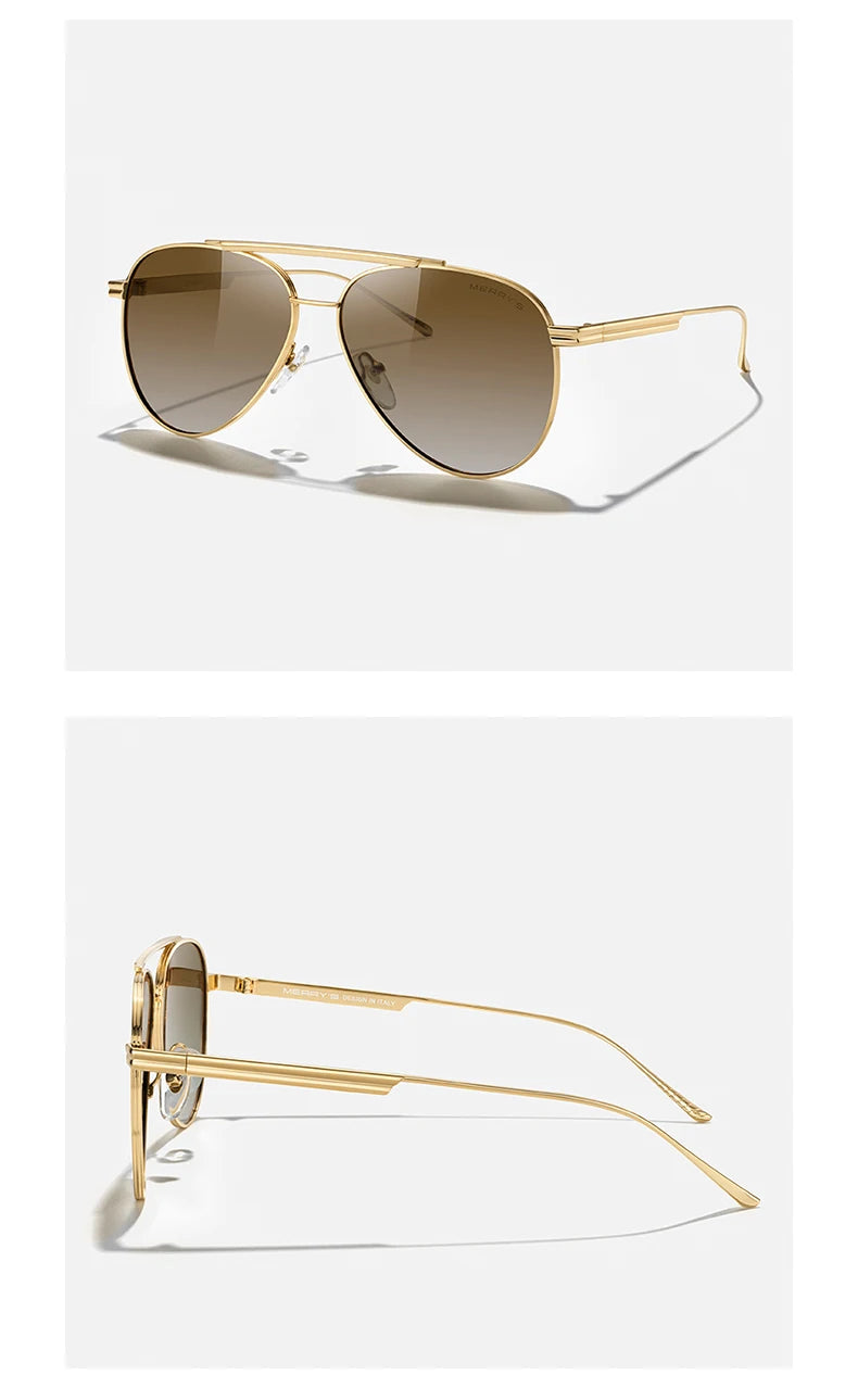 Classic Pilot Polarized Sunglasses – Model S8580